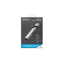 "PNY USB-C Card Reader - High-Speed Data Transfer & Versatile Compatibility | Product No. 3536403358273"